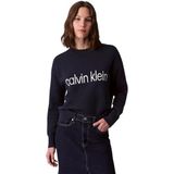Calvin Klein - Cotton Graphic - Gebreide Trui - Dark Sapphire
