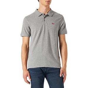 Levi's heren T-Shirt Housemark Polo, Grey Heather, XS