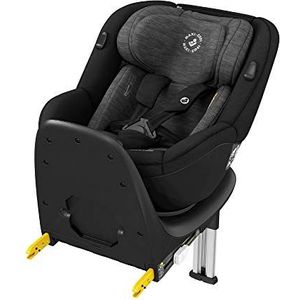 Maxi-Cosi Mica 360° Draaibare Autostoel met ISOFIX base, Achterwaarts- en voorwaarts, Vanaf de geboorte tot aan 4 jaar, 40-105 cm, 18 kg, Authentic Black (zwart)