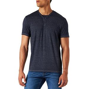 TOM TAILOR Uomini Serafino T-shirt 1032269, 10668 - Sky Captain Blue, XL