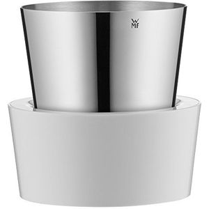 WMF Gourmet Kruidenpot met irrigatiesysteem, kruidentuin voor de keuken, basilicum pot 12 x 12,5 x 12,5 cm, voor verse keukenkruiden, wit