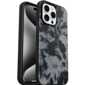 OtterBox Symmetry voor MagSafe-hoesje voor iPhone 15 Pro Max, schokbestendig, valbestendig, dun beschermend hoesje, 3x getest volgens militaire standaard, Antimicrobieel, Zwart/Grijs