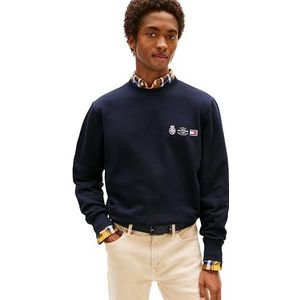 TOMMY HILFIGER - Sweatshirt - Marine - Cranberry - Wit