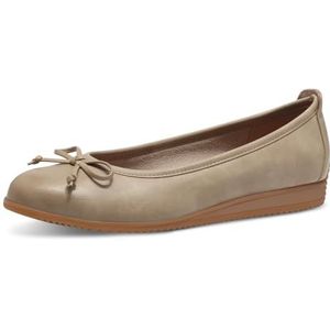 Marco Tozzi Dames 2-22120-44 ballerina's, dune, 37 EU, beige (dune), 37 EU