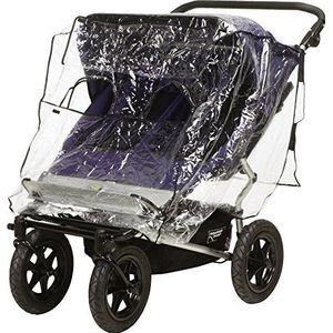 Playshoes Unisex kinderen universele regenkap voor broers en zussen buggy 448962, 21 - transparant, 1 stuk (1 stuk)