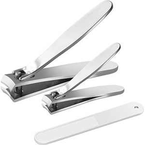 TerresaCOS TSOS-NC001 - Coupe-ongles 3 in 1 - Zilver - Robuust - Met Rvs Vijl