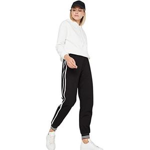 Trendyol Vrouwen normale taille Skinny fit joggingbroek, Zwart, XS