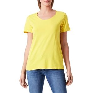 Basic T-shirt, geel, XXL
