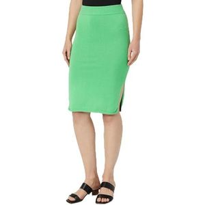 LIBBI Gebreide damesrok 12426721-LI01, lichtgroen, XS, lichtgroen, XS