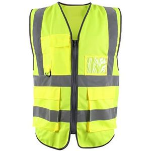 Blackrock Premium Hi-Vis geel mouwloos vest vest, volledig EN gecertificeerd - XL