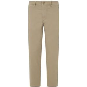 Pepe Jeans Heren Gymdigo Chino, Broek, Bruin, 30W, Bruin (Beton Beige), 30W