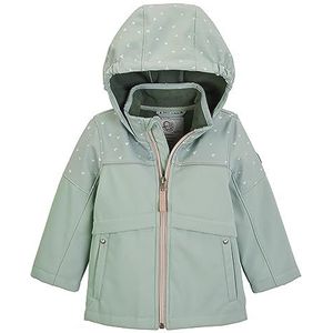 first instinct by killtec kinderen Softshell jas/outdoorjas met capuchon FIOW 7 MNS SFTSHLL JCKT, steel mint, 122, 39955-000