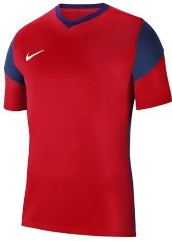 Nike - M Nk Df Prk Drb Iii Jsy Ss - Sporttop - University Rood/Midnight Navy/Wit - 100% Polyester