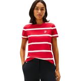 TOMMY HILFIGER Shirt  rood / wit