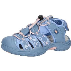 Lico Nimbo Gesloten sandalen voor meisjes, blauw/roze., 35 EU