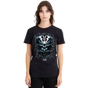 Spiderman Classic Spiderman 2 Gamerverse Venom Shadow Ladies, zwart T-shirt, zwart, L, zwart, L