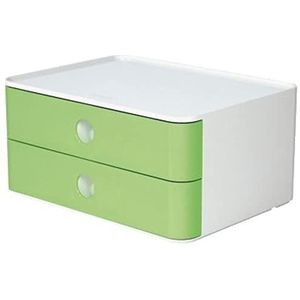 Han 1120-80 ALLISON SMART-BOX, design ladedoos, stapelbaar met 2 laden, Lime Green