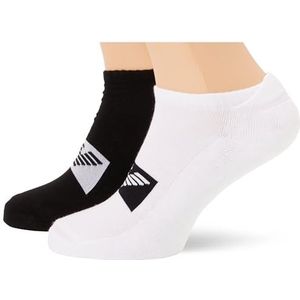 EMPORIO ARMANI MAN'S BASIC SPONS 2-PACK SOKKEN BINNEN ZWART TU, Zwart, One size