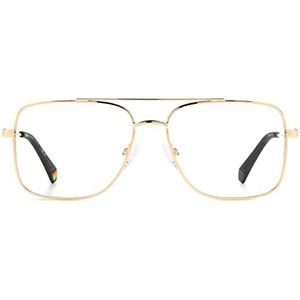 Polaroid Eyeglasses Zonnebril voor heren, J5G/15 Goud, 55