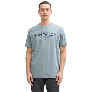 TOM TAILOR T-shirt voor heren, 27475 - Grijs Mint, XXL