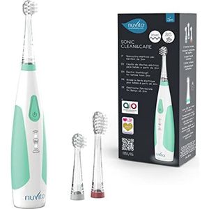 Nuvita 1151B Sonic Clean & Care Sonische elektrische tandenborstel voor kinderen 3m+ tot 5 jaar