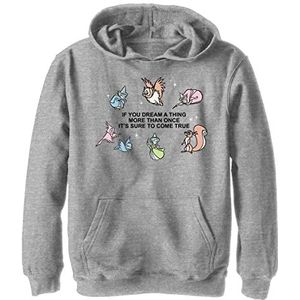 Disney Dream It Hoodie voor kinderen, uniseks, Sportief Heather, L