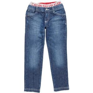 Calvin Klein Jeans Jongens Jeans CBB312 EH9K9, Straight Fit, blauw (d76), 164 cm