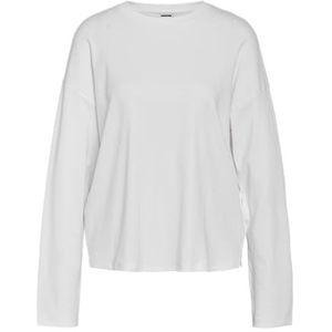 Noisy may - NMMOCCA - Shirt - Bright white - Lange Mouwen - Regular Fit