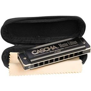Master Edition Blues Harmonica in C (incl. soft case and cleaning cloth)