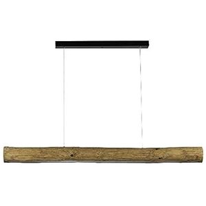 Homemania HOMBR_0300 Hanglamp, plafondlamp, hout, zwart, metaal, hout, acryl, 115 x 80 - 120 x 100 cm