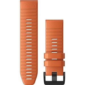 GARMIN QuickFit, horlogepolsband van siliconen, 26mm, Oranje, Geschikt voor Fenix 5X/6X/7X, Eunduro 1/2, Tactix, Quatix 6X/7X