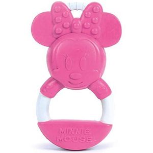 Clementoni 17342 -Disney Minnie New-Born Toys-Baby bijtring Geschikt voor 0 maanden en oudere, wasbaar en verfvrij, meerkleurig, één maat
