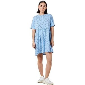 Noisy May - Kerry - Korte Jurk - Blauw - Korte Mouwen