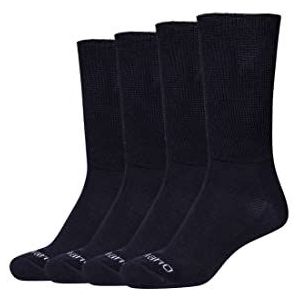 Camano Uniseks diabetische sokken, 4 stuks, Donkerblauw, 39 EU