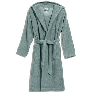 Möve Superwuschel badjas met capuchon voor kinderen en tieners, badjas van 100% katoen, maat 164, thee