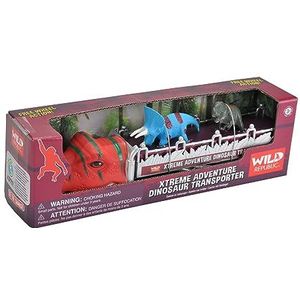 Wild Republic Dinosaurus transportmiddel, cadeau voor kinderen, dinosaurusspeelgoed, extreem transport