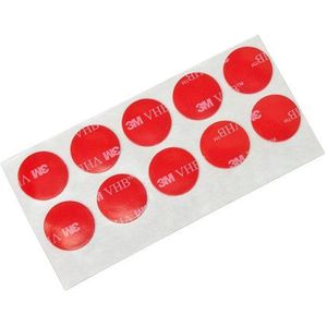 TapeCase 3M 4910 CIRCLE-6,3 cm (2,5 inch) 100 transparante, dubbelzijdige multifunctionele acryltape, 40 mm dik, 2,5 inch cirkel, 100 stuks