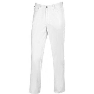 BP 1669 686 heren jeans van gemengde stof met stretch wit, maat 48n