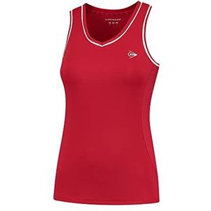 Dunlop Dames Club Ladies Tank Top Tennis Shirt, Rood, XXL, rood, XXL