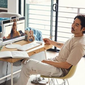 HP - AIO 24-cr0008nw - All-in-One PC - Wit - 23,8 inch - AMD Athlon Silver 7120U - 8GB RAM - 256GB SSD