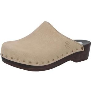 Berkemann Uniseks natuur-Toeffler houten schoen, desert, 36 1/3 EU