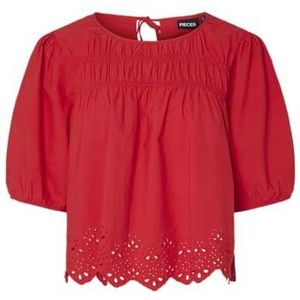 PIECES - PCSALMINA 2/4 TOP WVN - Blouse - Dames