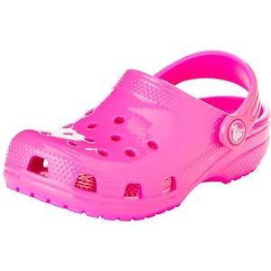 Crocs Classic Clog K uniseks-kind Klomp, Neon Highlighter (Pink Crush), 33/34 EU