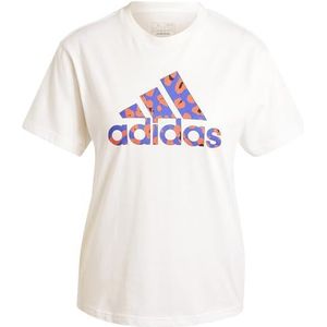 adidas Dames ANIMAL GRAPHIC TEE, white, XS