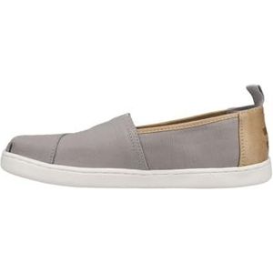 TOMS Alpargata Core Platte slippers voor kinderen, uniseks, grijsbruin, 33 EU