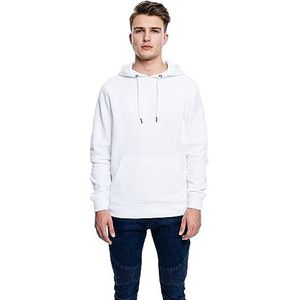 Urban Classics Basic Sweat Hoody voor heren, wit, L