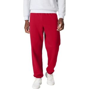Hanes EcoSmart Fleece Joggingbroek voor heren, Diep Rood, XXL