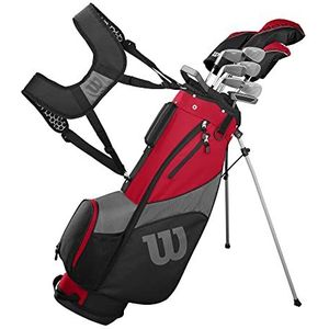 Wilson Golfprofiel SGI Complete Golfset voor heren, met tas, rood/zwart