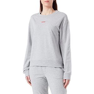 HUGO Dames Shuffle LOUNGEW_Sweatshirt, Medium Grey33, L, Medium Grey33, L