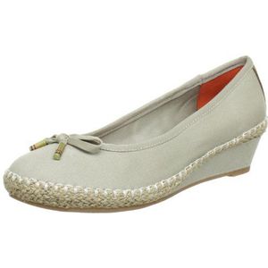 Tommy Hilfiger Eliane 1 a Ballet Flats voor dames, Beige Beige Tidal Foam 905, 39 EU